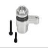 Aluminum 7075 21T Servo Horn with Built-in Spring for Losi 1/18 Mini LMT 4X4 Brushed Monster Truck RTR-LOS01026 Upgrade Parts - Silver view 1