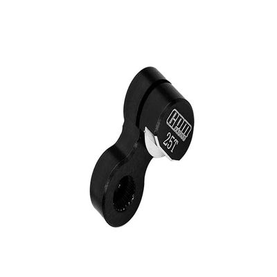 Aluminum 7075 Brake Caliper Servo Arm 25T for LOSI 1:4 Promoto-MX Motorcycle Dirt Bike RTR FXR LOS06000 LOS06002 Upgrades - Black