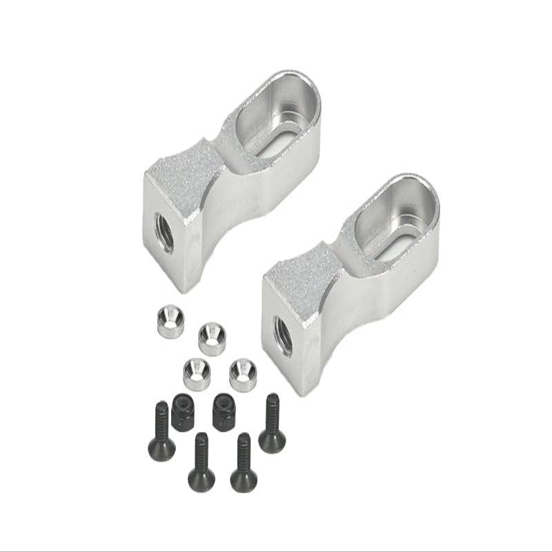 Aluminium Servo Mount for Tamiya 1/10 TT01 RC Car Upgrade Parts - Silver