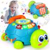 KWYZ Baby Toys 6-12 Months, Musical Turtle Crawling Baby Toys for 12-18 Months, Tummy Time Toys with Light & Sound, Infant Toy 0-3 3-6 6-18M Birthday Gifts for 1 2 Year Old Boy Girl view 1
