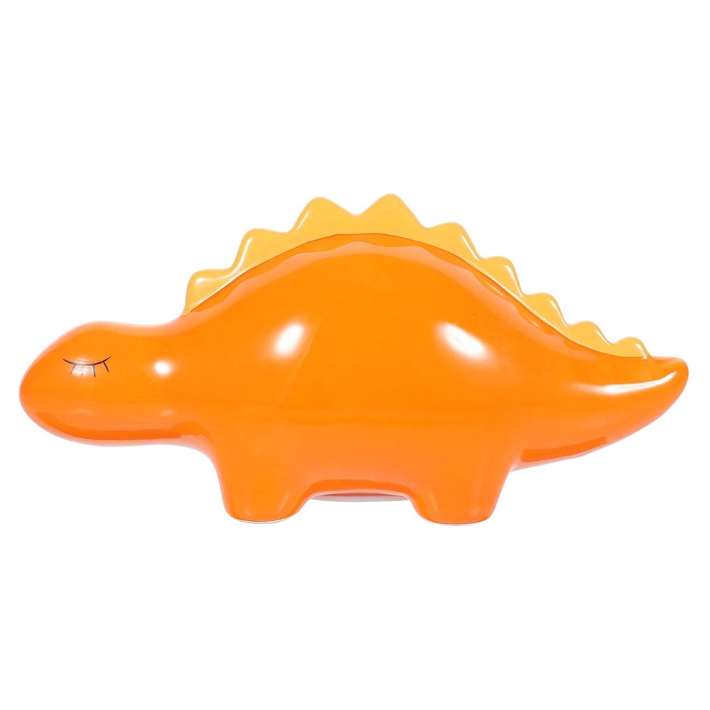 Abaodam Ceramic Dinosaur Piggy Bank for Boy Girl Cute Money Saving Pot Decorative Storage Container for Birthdays Special Occasions Versatile Design