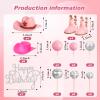 RoundFunny 26 Pcs Cowgirl Cake Decorations Cowgirl Cake Topper Disco Decorations Hat Topper Western Cowboy Birthday Baby Shower for Western Theme Party Supplies(Pink,Cute) view 2