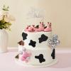 RoundFunny 26 Pcs Cowgirl Cake Decorations Cowgirl Cake Topper Disco Decorations Hat Topper Western Cowboy Birthday Baby Shower for Western Theme Party Supplies(Pink,Cute) view 4