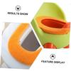 PRETYZOOM 2pcs Thick Acrylic Toilet Seat Cover Cushion for Soft Warm Toilet Lid Cover Fit for Standard Easy to Install and Washable view 3