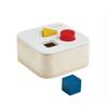 PlanToys Shape and Sort It Out Bin Wooden Montessori Shape Matching Toy | Fine Motor, Problem Solving and Early Math Learning Activity | Eco Friendly Educational Sorting Toy view 1