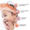 Abaodam Adjustable Shampoo Hat Practical Hair Washing Shield for Soft and Safe Shower Cap Cartoon Design Lightweight and Portable Bathing Essential view 3