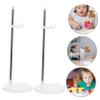 Amosfun 3pcs Adjustable Doll Stands Display Holder Figures Multi-functional Support Rack for Dolls and Accessories Sturdy Easy to Install Storage view 2