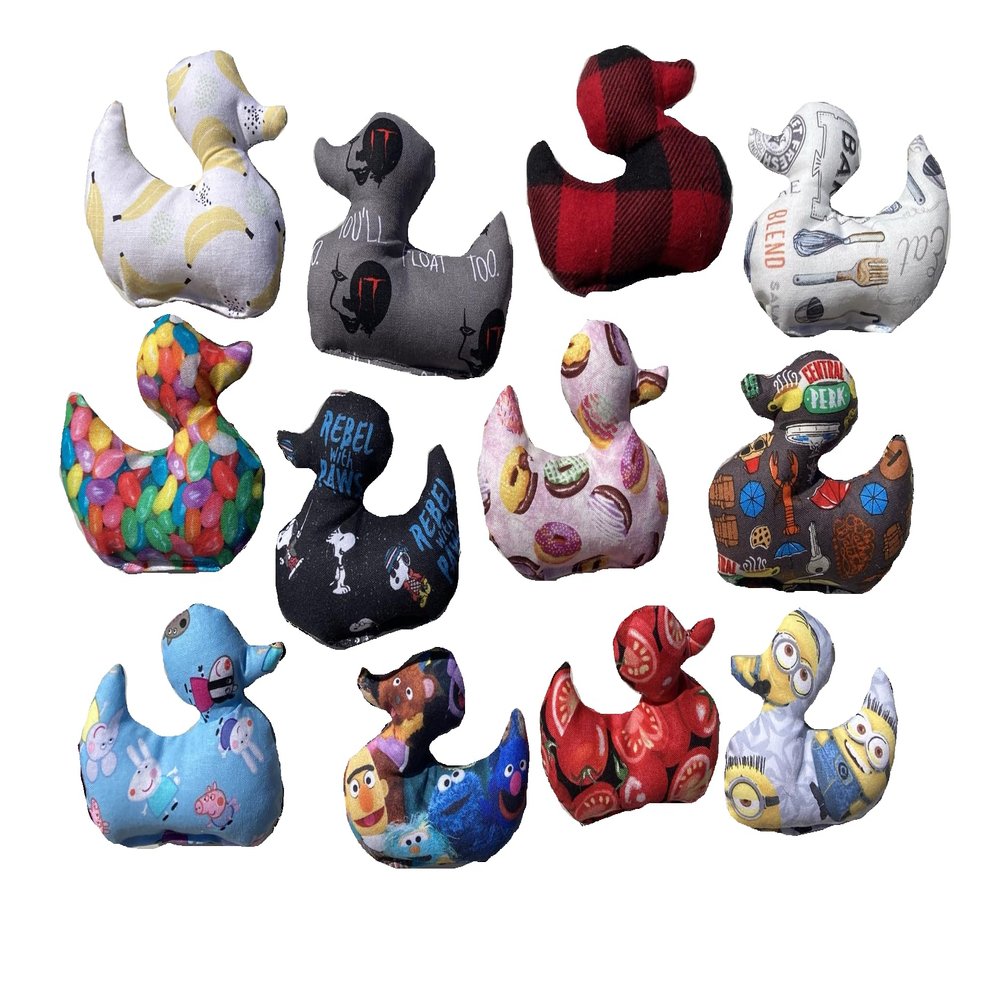 10 Plush Cruising Ducks - Rubber Duck Alternative for cruise/Jeep. Magnetic