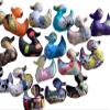 10 Plush Cruising Ducks - Rubber Duck Alternative for cruise/Jeep. Magnetic view 2