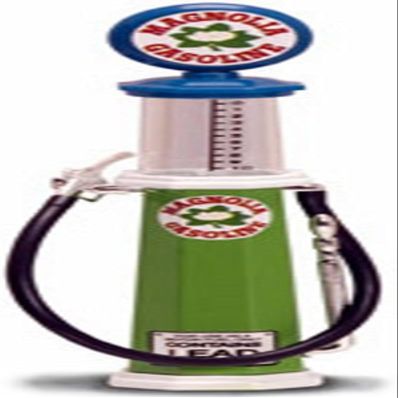 Gasoline Vintage Gas Pump Cylinder 1/18 Diecast Replica by Road Signature 98742