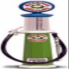 Gasoline Vintage Gas Pump Cylinder 1/18 Diecast Replica by Road Signature 98742 view 1