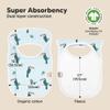 8-Pack Baby Bibs for Boys, Girls - Pullover Bibs for Drooling Teething Baby Girl & Boy Toddler, Newborn, Soft & Absorbent, Cute Colors, Large Torso Coverage Keep Infant Clean & Dry (Wildscape) view 3