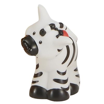 Replacement Part Fisher-Price Little-People Noah's Ark Playset - BMM06 - DKV14 ~ Replacement Zebra with Ladybug on Head Figure, White, Black, Red