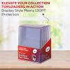 130pt Top Loader Pack - 10 Top Loaders - 1 Pack - for Thick Baseball, Basketball, Hockey, Football Cards and Memorbilia Cards view 4