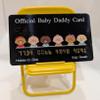 Aromabug Baby Daddy Card, Funny, like a bank card with raised numbers on front ((8 PACK) view 1