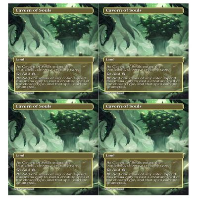 4X | Cavern of Souls | Anime | Full Art | (Foil)