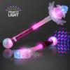 FlashingBlinkyLights Set of 3 Light Up LED Sparkling Fairy Winged Heart Wands view 3