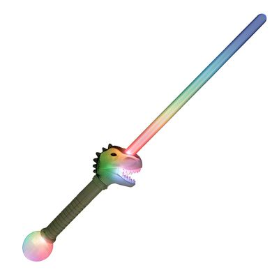FlashingBlinkyLights Set of 3 LED Light Up T-Rex Dinosaur Swords