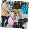 Vaguelly 2pcs Net Bag for Stroller Stroller Side Sling Bag Hooks Reusable Storage for Diapers Toys view 3