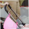 Vaguelly 2pcs Net Bag for Stroller Stroller Side Sling Bag Hooks Reusable Storage for Diapers Toys view 4