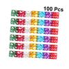 100Pcs Aluminum Hair Coil Dreadlocks Braid Rings view 3