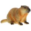 LIFKOME Groundhog Figurine Realistic Wildlife Animal Figure Desktop Decoration Cake Topper 3 Inch Simulation Groundhog Model for Home Nursery School view 1