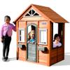 Sportspower My 1st Wooden Playhouse: Working Door, Open Concept Design and Flower Pot Holders Constructed from Premium Wood (Pre-Cut and Stained) view 1