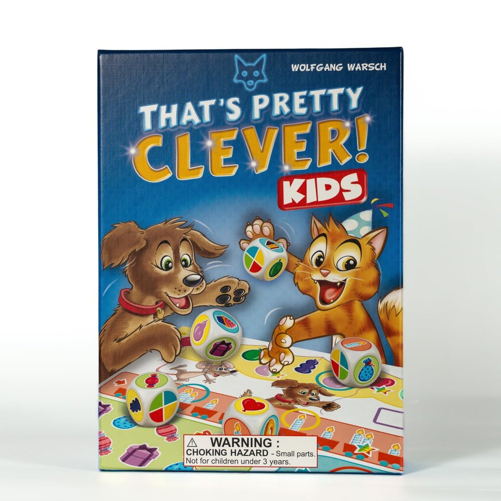CMYK That's Pretty Clever! Kids - A Fun Dice Game for Young Thinkers