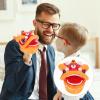 Abaodam Dancing Lion Hand Puppet Soft Animal Hand Puppet for Kids Storytelling Role Play Educational Toy 5.11 Inch view 4