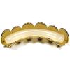 Official Big Jeff Audio Gold Plated Hater Hip Hop Top & Bottom 6 Teeth Grillz view 3