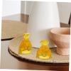 Amosfun Money Bag Shape Adornment Handmade Epoxy Desktop Decor for Cabinet Unique Design for Home and Office Chinese Luck Decor view 4