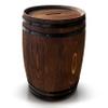 Piggy Bank for Adults, Large Wooden Wine Barrel Money Box with Lock & Key, Rustic Coin Bank, Home Bar & Office Decor Gift, Holds 1.5 Liters view 1