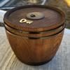 Piggy Bank for Adults, Large Wooden Wine Barrel Money Box with Lock & Key, Rustic Coin Bank, Home Bar & Office Decor Gift, Holds 1.5 Liters view 4