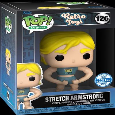 Funko POP! Digital Stretch Armstrong NFT Exclusive Physical Pop