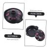 10pcs Simulation Mini Casserole Dollhouse Frying Pans Mini Cocotte with Lid Dollhouse Pots Pans Pots and s Cookware Models Pretend PVC Miniature view 2