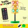ArtCreativity Traffic Light - Teacher Classroom Must Haves Supplies, 8 Modes with Remote - Classroom Decor, Kindergarten Educational Lamp - Real Traffic Light Rotation Mode view 2