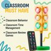 ArtCreativity Traffic Light - Teacher Classroom Must Haves Supplies, 8 Modes with Remote - Classroom Decor, Kindergarten Educational Lamp - Real Traffic Light Rotation Mode view 3