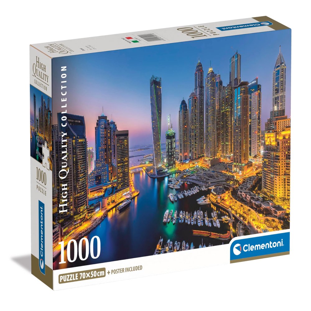 1000 Piece Puzzle + Poster: Dubai