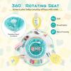 BABY JOY Baby Jumpers and Bouncers, Infant Activity Center with Music Lights Sounds, 360 Rotating Seat and 3 Adjustable Heights, Baby Play and Learning Center for 6-12 Months view 4