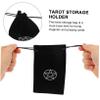 CALLARON Tarot Card Organizer 2pcs Cloth Drawstring Bags No for Tarot Game Lovers view 4