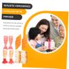 8Pcs Realistic Artificial Sushi Nigiri Fake Salmon Slices for Home Kitchen Restaurant Display and Party Decoration view 3