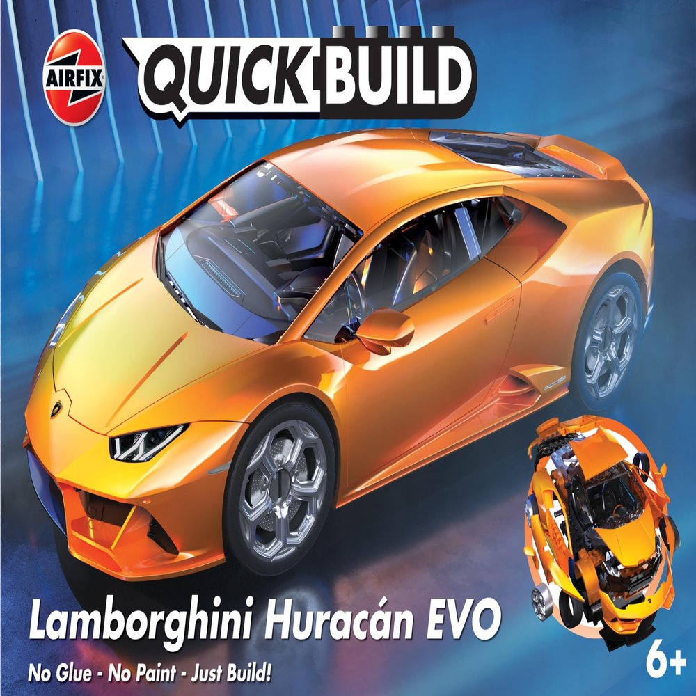 Airfix Quickbuild J6058 Lamborghini Huracan Model Kit Painted Model