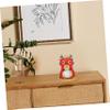 Abaodam 1pc Dragon Piggy Bank Saving Jar Chinese Year Decorative Money Storage Box Zodiac Dragon Statue Capacity Resin Design for Home Decor and Savings view 2