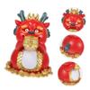 Abaodam 1pc Dragon Piggy Bank Saving Jar Chinese Year Decorative Money Storage Box Zodiac Dragon Statue Capacity Resin Design for Home Decor and Savings view 3