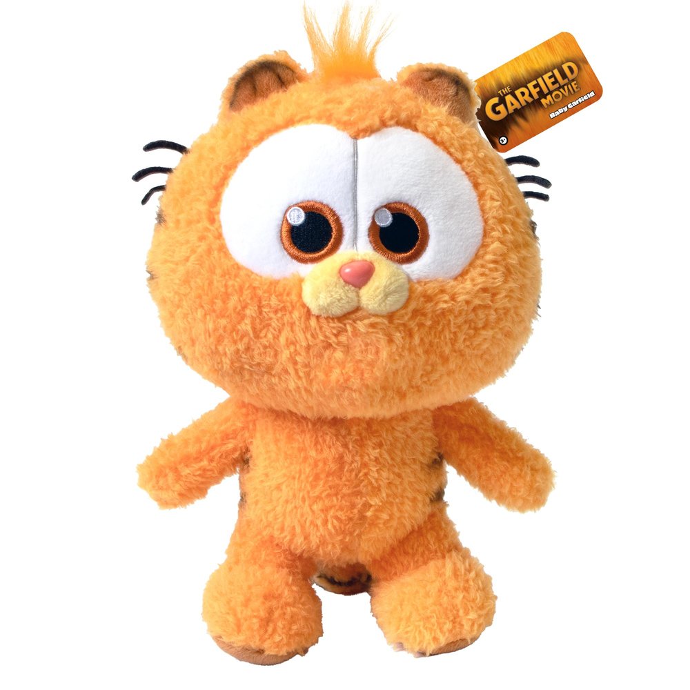 ANIMAGIC - Baby Garfield Soft Toy - Garfield Cat Soft Toy in Baby Version - Orange - for Children Fans of The Famous Sleeping Cat - Comic Hero - Birthday Idea from 2 Years
