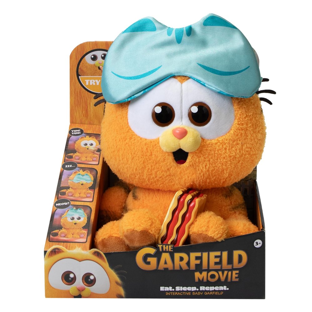 ANIMAGIC Garfield Classic - Soft Garfield Cat Soft Toy - Orange - For Children Fans - Comic Hero - Birthday / Idea from 2 Years, Large Version