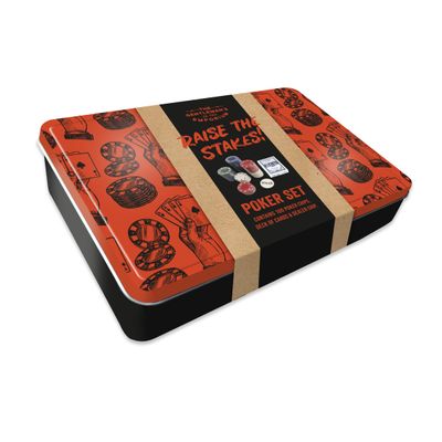 Gentlemans Emporium Poker Set Stylish Travel Game for Adults