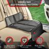 Helteko Car Seat Protector - 2 Pack Seat Mat for Under Child Booster Carseat, Seat Cover Protector from Waterproof & Stain Resistant Thickest Padding Material for Leather and Fabric Seats, Gray view 2