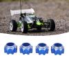VBESTLIFE RC Wheel Hex Adapters, Aluminum Alloy 8x32 to 17mm Hex Adapters for 8x32 3.8in Wheels Electric Car Truck (Blue) view 2