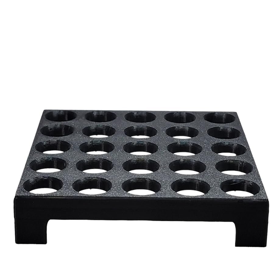 Pack of 2 storage display trays for marbles (Black) (Gray)